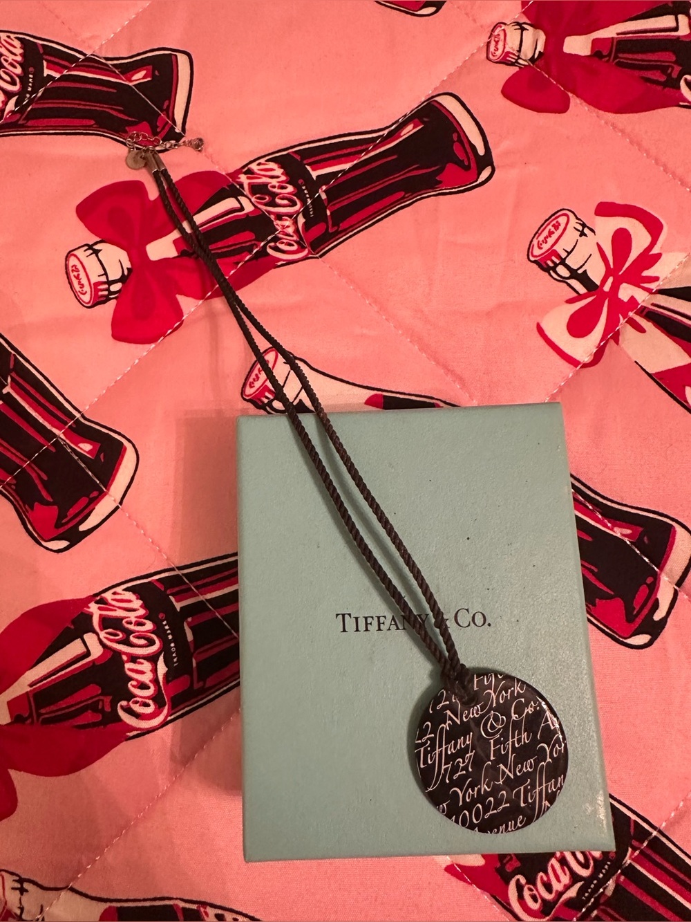 Tiffany & Co Bone China Notes Necklace Needs Clasp Rare Vintage